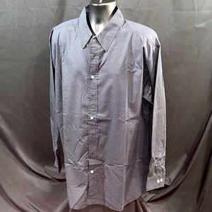 London fog long sleeve dress shirt. Size 3XLB. Slim fit